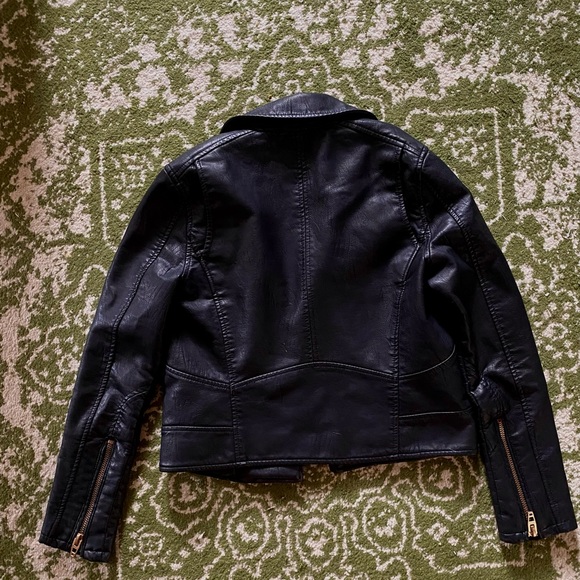 BlankNYC Hooded Faux Leather Moto Jacket - Picture 5 of 6